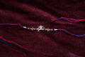 Silver Rakhi with Roli Chawal