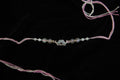 Silver Rakhi with Roli Chawal