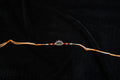 Silver Rakhi with Roli Chawal