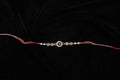 Silver Rakhi with Roli Chawal