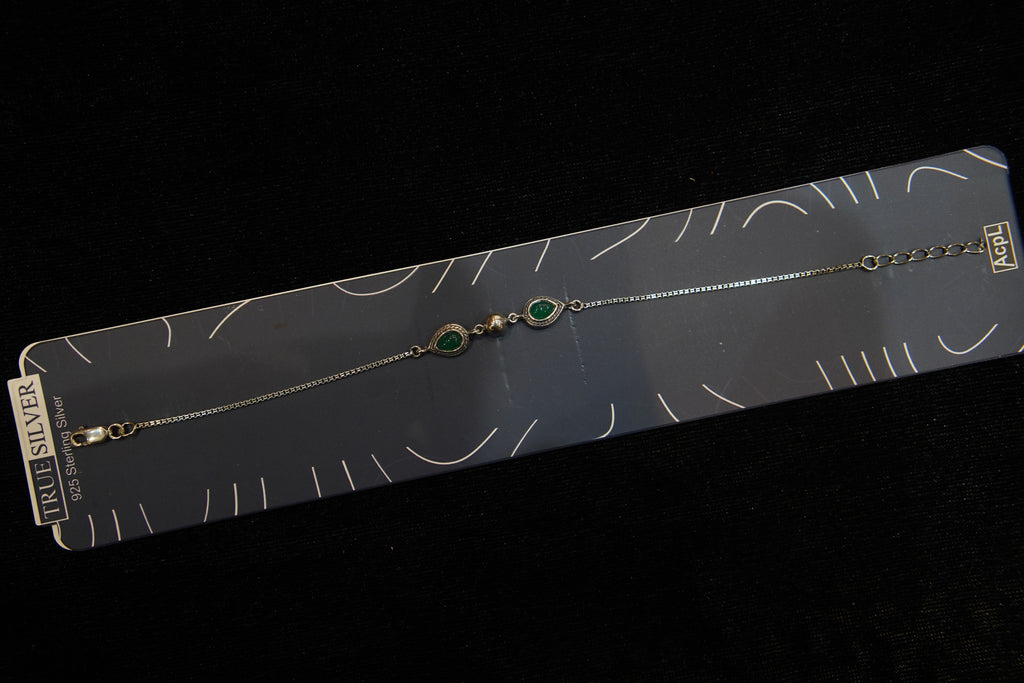 Silver Rakhi with Roli Chawal