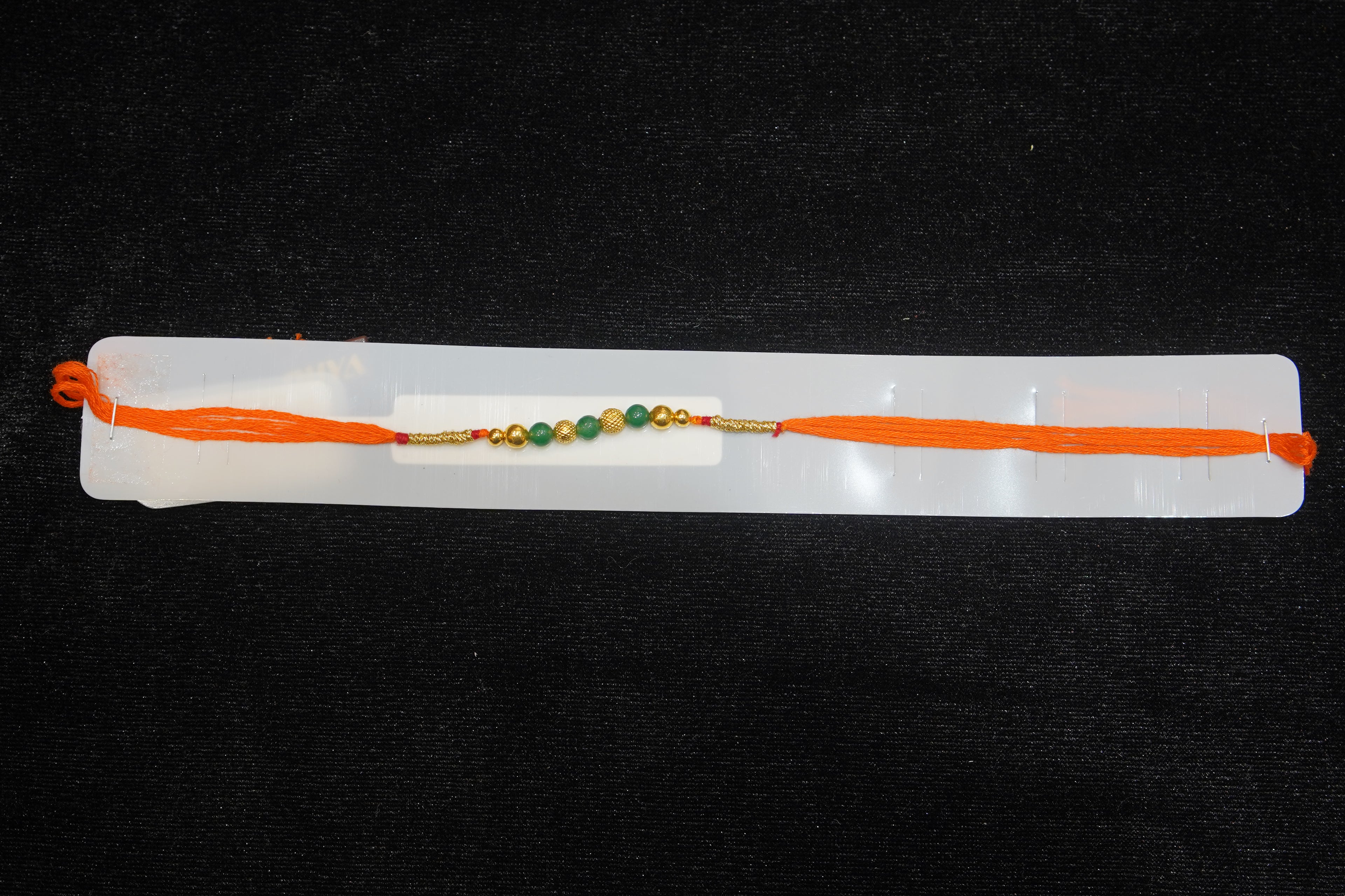 Silver Rakhi with Roli Chawal