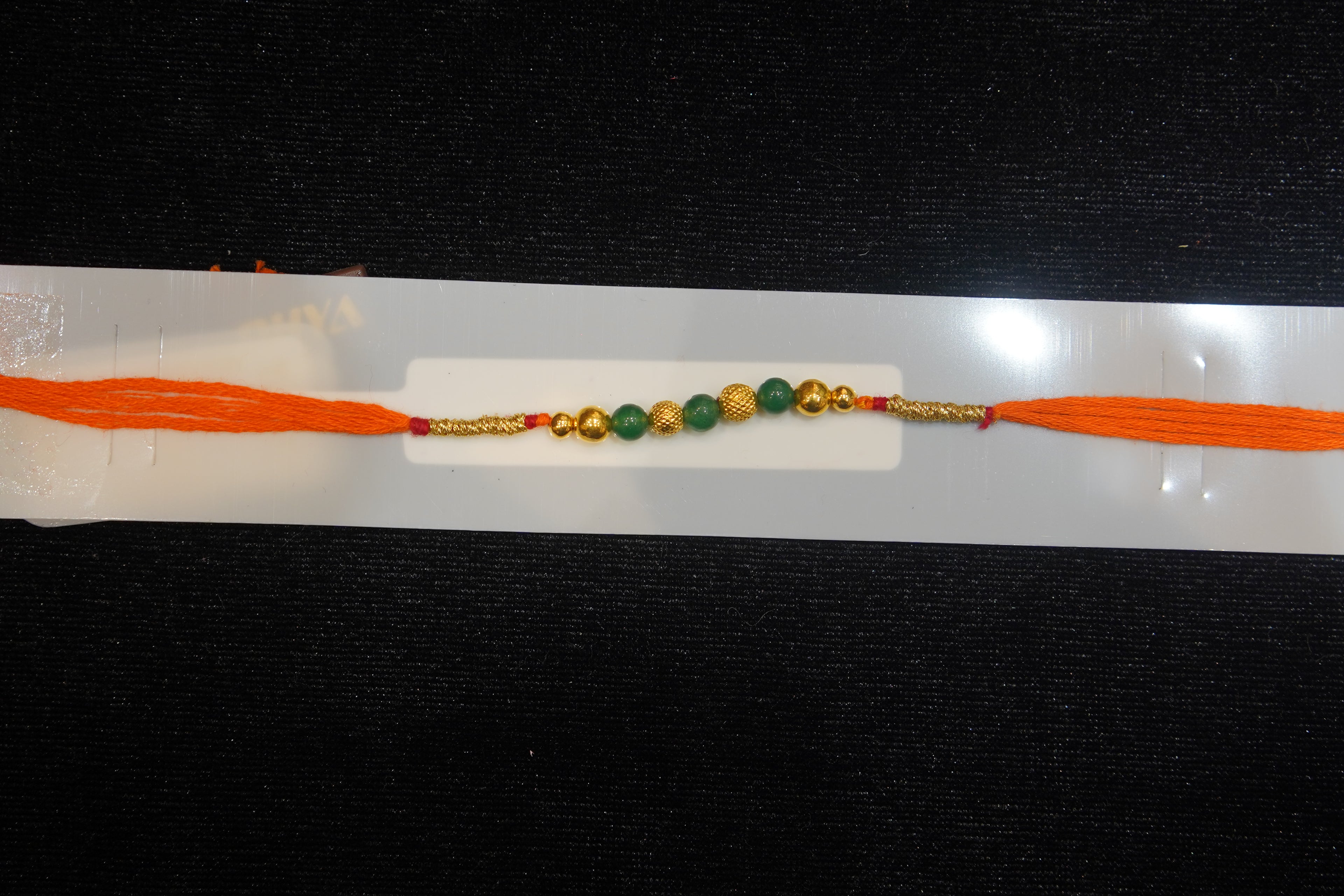 Silver Rakhi with Roli Chawal