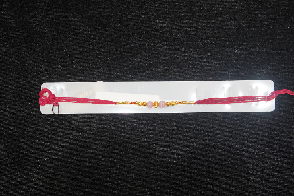 Silver Rakhi with Roli Chawal
