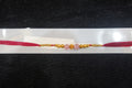 Silver Rakhi with Roli Chawal