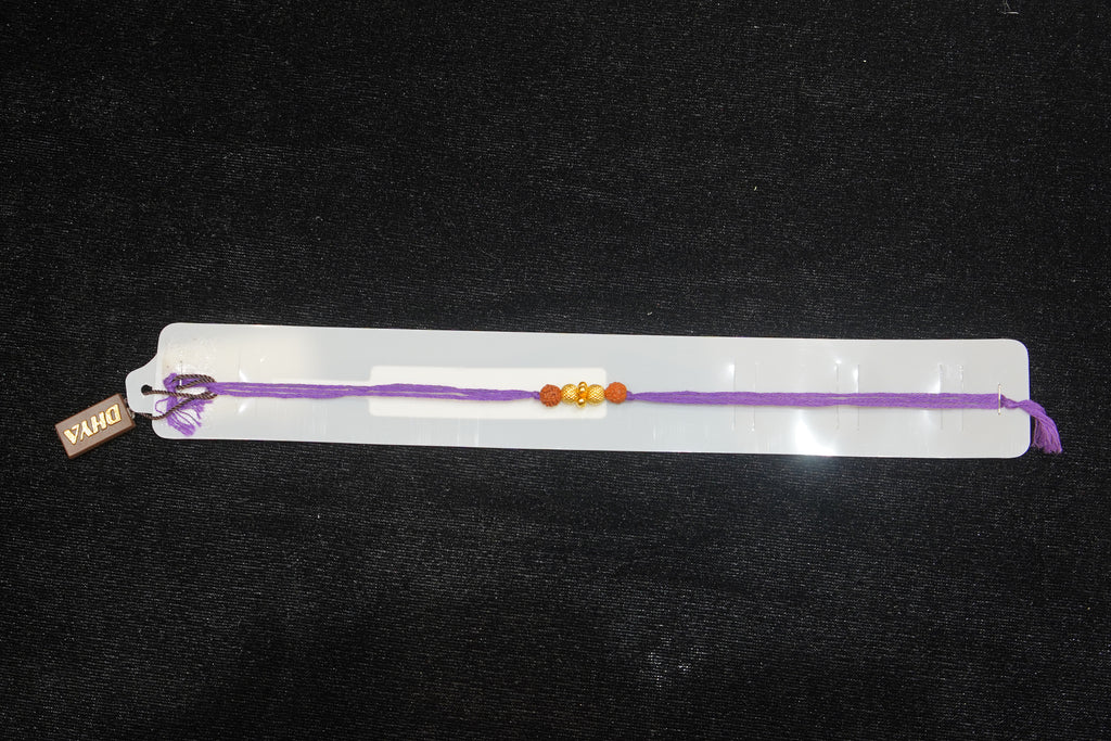 Silver Rakhi with Roli Chawal