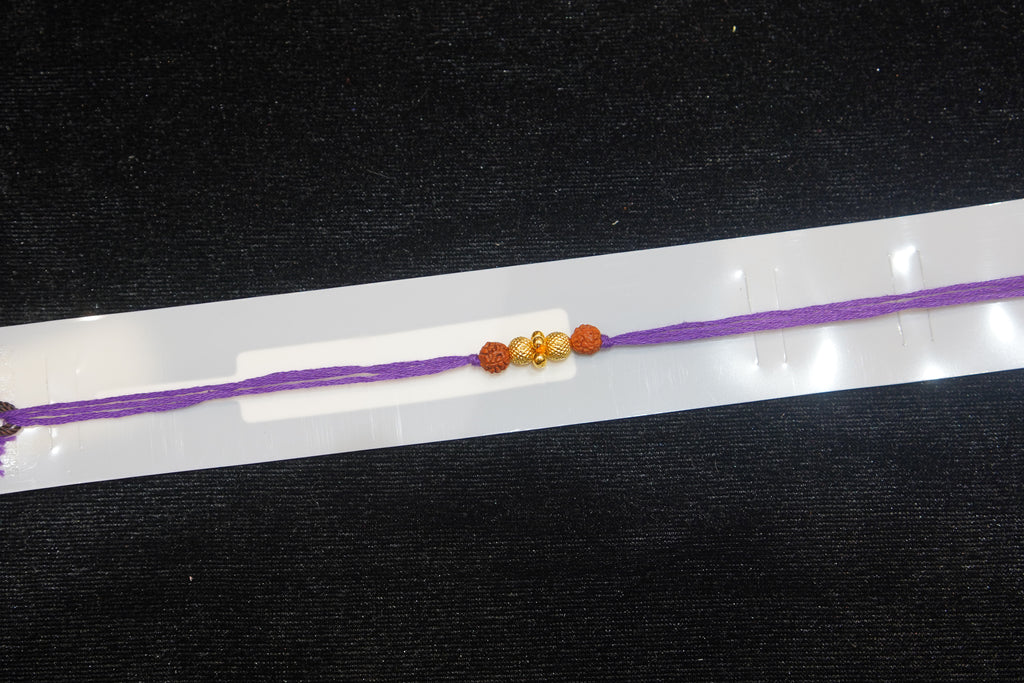 Silver Rakhi with Roli Chawal