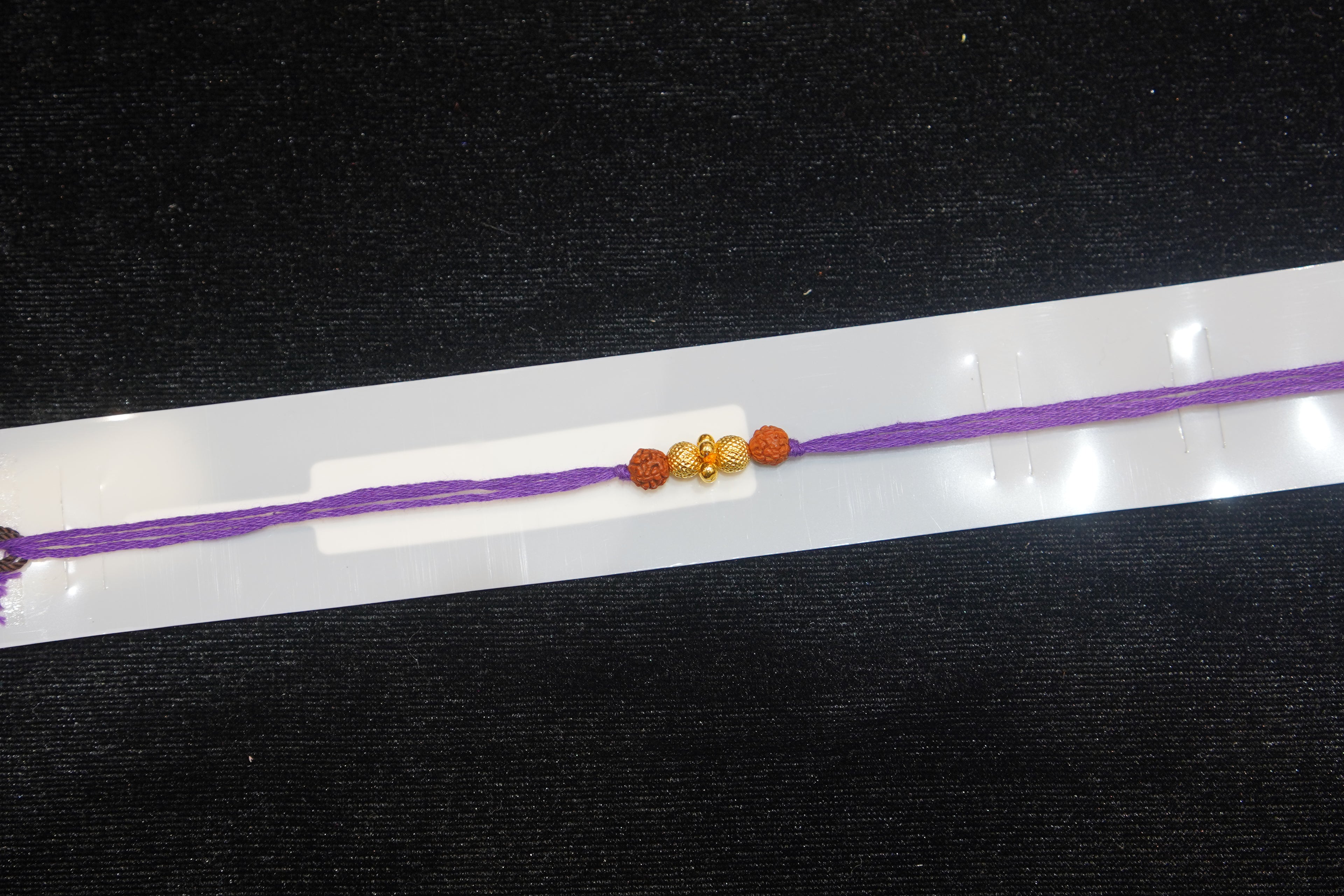 Silver Rakhi with Roli Chawal