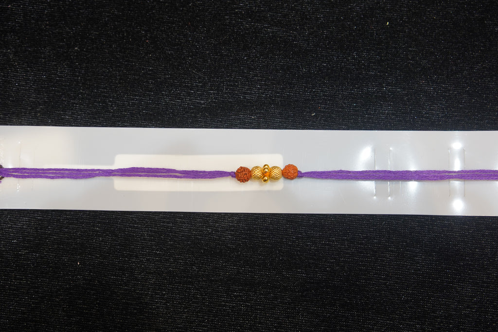 Silver Rakhi with Roli Chawal