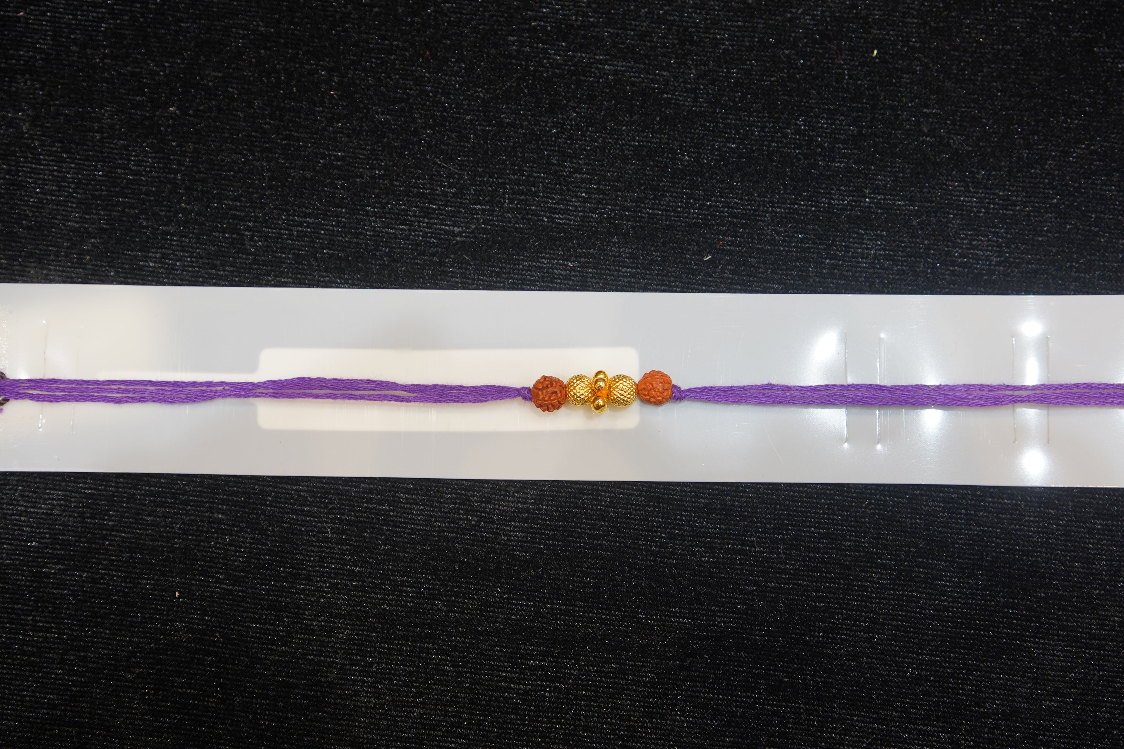 Silver Rakhi with Roli Chawal