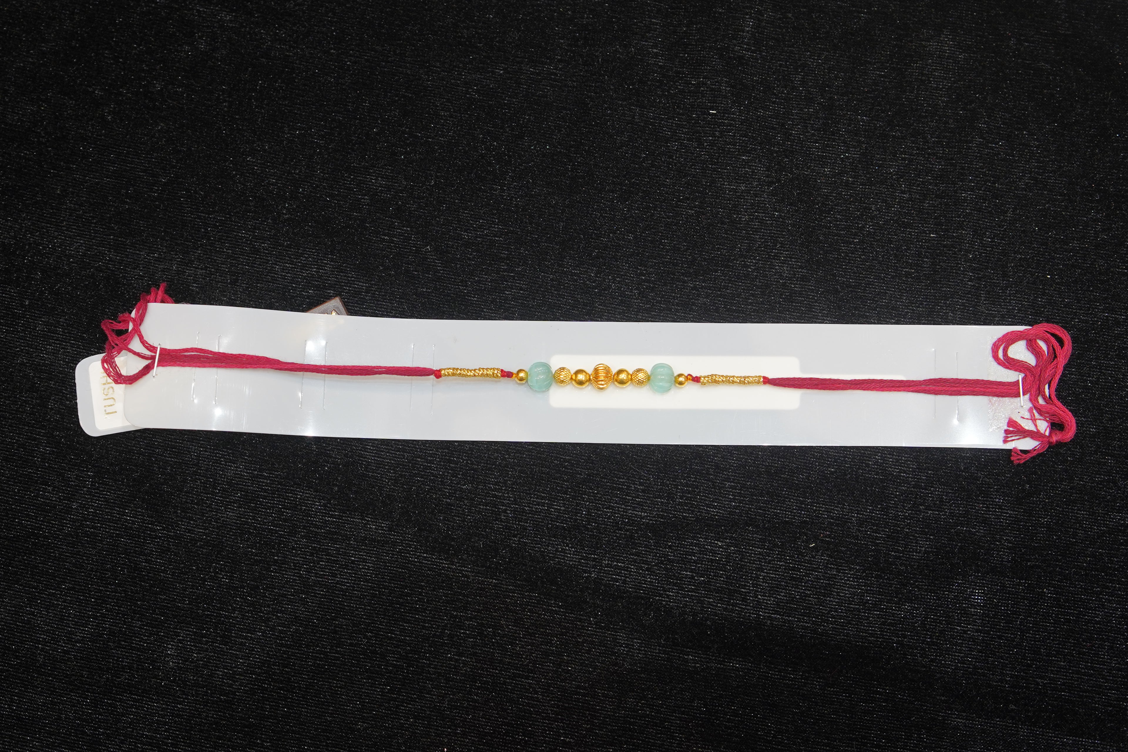 Silver Rakhi with Roli Chawal