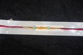 Silver Rakhi with Roli Chawal