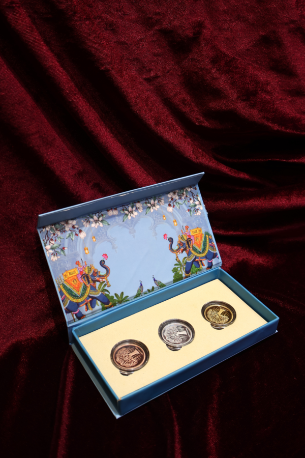 NON-MUSICAL COIN SET BOX-SLCST/135