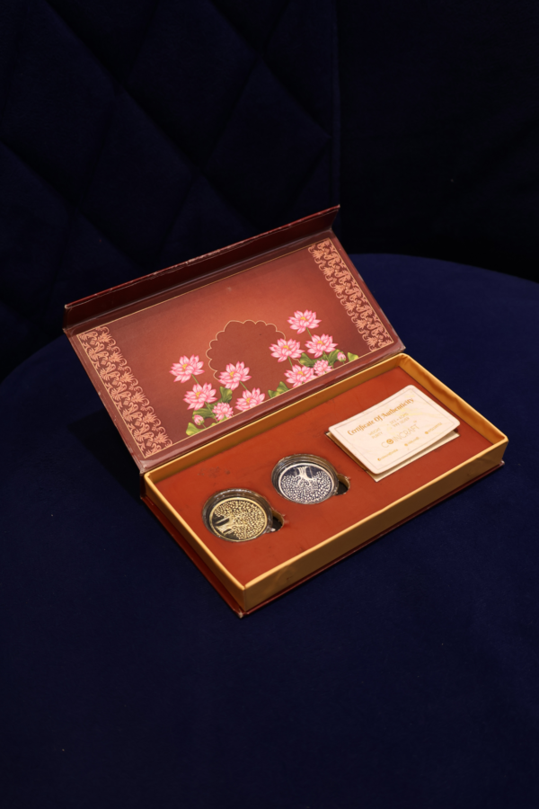 NON-MUSICAL COIN SET BOX-SLCST/58